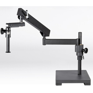 Statif industriel Motic Trépied à bras flexible (avec plaque de base), colonne de 600 mm