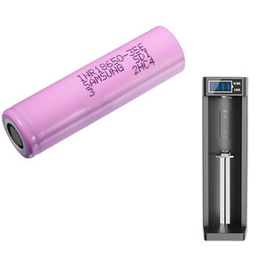 Sytong Chargeur USB + batterie Samsung 18650 3450 mAh