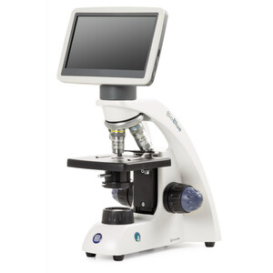 Microscope Euromex Mikroskop BioBlue, BB.4200-LCD, 7 inch LCD Bildschirm, SMP 4/10/S40x Objektiven, DIN, 40x - 400x, 10x/18, LED, 1W, einfacher Objekttisch