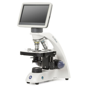Microscope Euromex BioBlue, BB.4220-LCD, 7 inch LCD Bildschirm, SMP 4/10/S40x Objektiven, DIN, 40x - 400x, 10x/18, LED, 1W, Kreuztisch