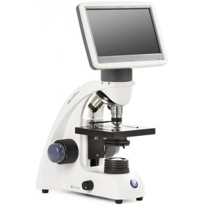 Microscope Euromex Mikroskop MicroBlue, MB.1001-LCD, 5.6 inch LCD Bildschirm, Achr. 4/10/S40x Objektive, DIN 35mm perf., 40x - 400x, LED, 1W, einfacher Objekttisch