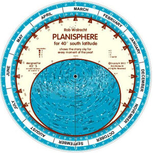 Carte du ciel Orion Planisphère Star Target 40 à 60 degrés