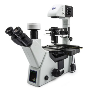 Microscope inversé Optika IM-5, trino, invers, 10x24mm, LED 8W w.o. objectives