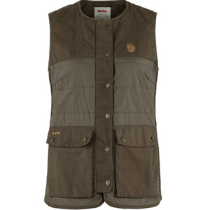 Fjällräven Gilet rembourré Forest Wool W, 633 Dark Olive, XS