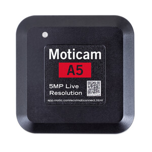 Caméra Motic Kamera A5, color, sCMOS, 1/2.8", 2µm, 30fps, 5MP, USB 2.0