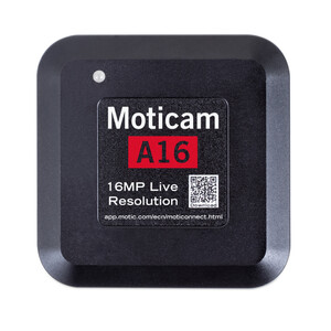 Motic Caméra A16, couleur, sCMOS, 1/2,3", 1,34 µm, 30 images/seconde, 16 MP, USB 2.0