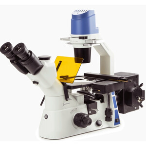 Microscope inversé Euromex OX.2453-PLPHF, trino, INFINITY, plan, 100x-400x, 10x/22, Dl, LED, 5 W
