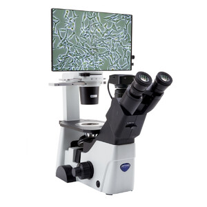 Microscope Optika IM-300D, numérique, PH, 100-400x, IOS LWD W-PLAN PH, N.A. 0,3, X-LED, 6 MP, 15,6" 4K