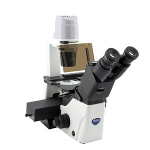 Microscope inversé IM-300LD4, FL, trino, inversé, infini, plan, 100x-400x, 10x/22, Al/Dl, LED, 8 W