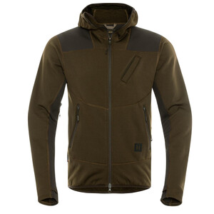 Härkila Deer Stalker Fleece Hoodie , Willow green/Shadow brown Taille XL