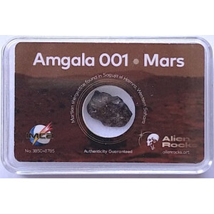 Alien Rocks Météorite martienne Amgala 001 0,7 - 0,99 gramme