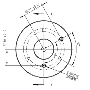 Omegon Adaptateur de montage Vixen 45 mm pour colonne Pro