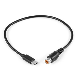 Câble Omegon Adaptateur USB-C - RCA 12 V