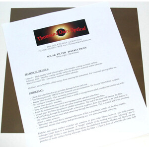 Feuille filtrante Thousand Oaks Sonnenfilterfolie SolarLite (216 x 279 mm)