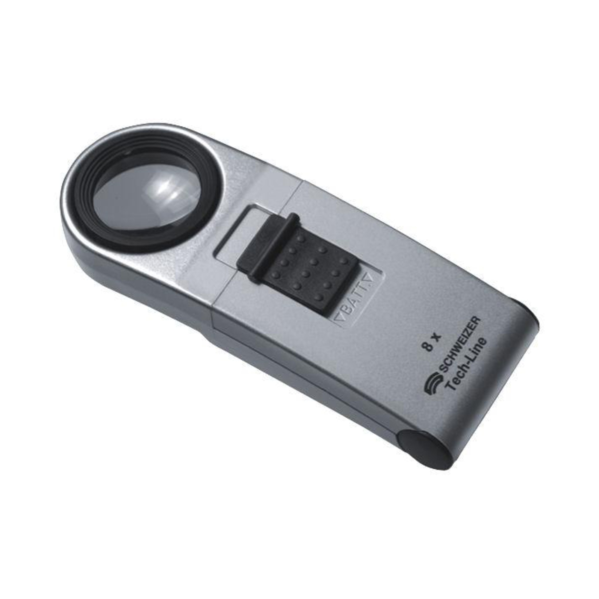 Loupe à Main Tech-Line 4x Schweizer - Lentille Verre Silicate 65 Mm, Profondeur De Champ Élevée - Portable, Robuste