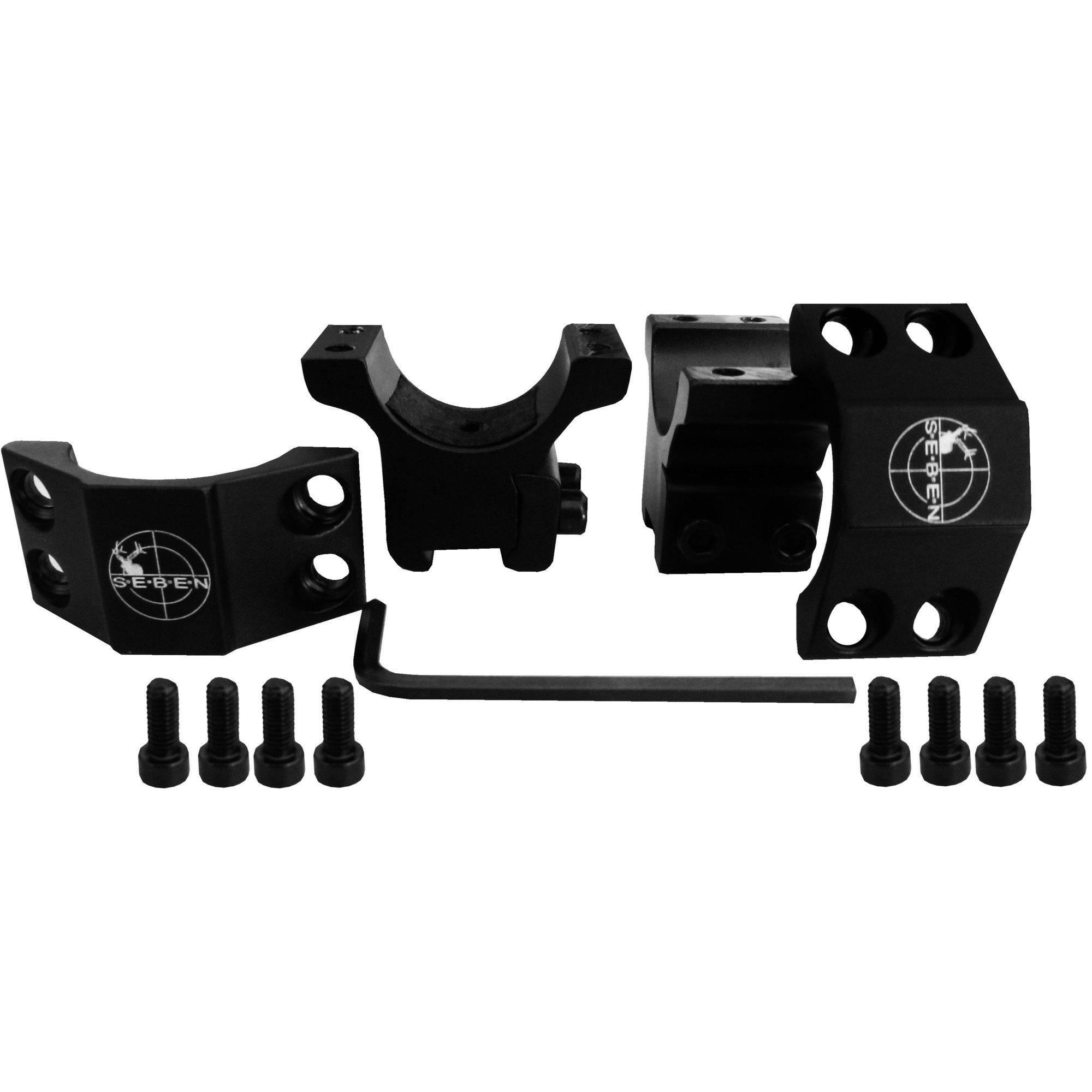 Montage Lunette Visée Seben RSM12 - Pour Rail 11mm Et Lunettes 30mm - Aluminium Léger
