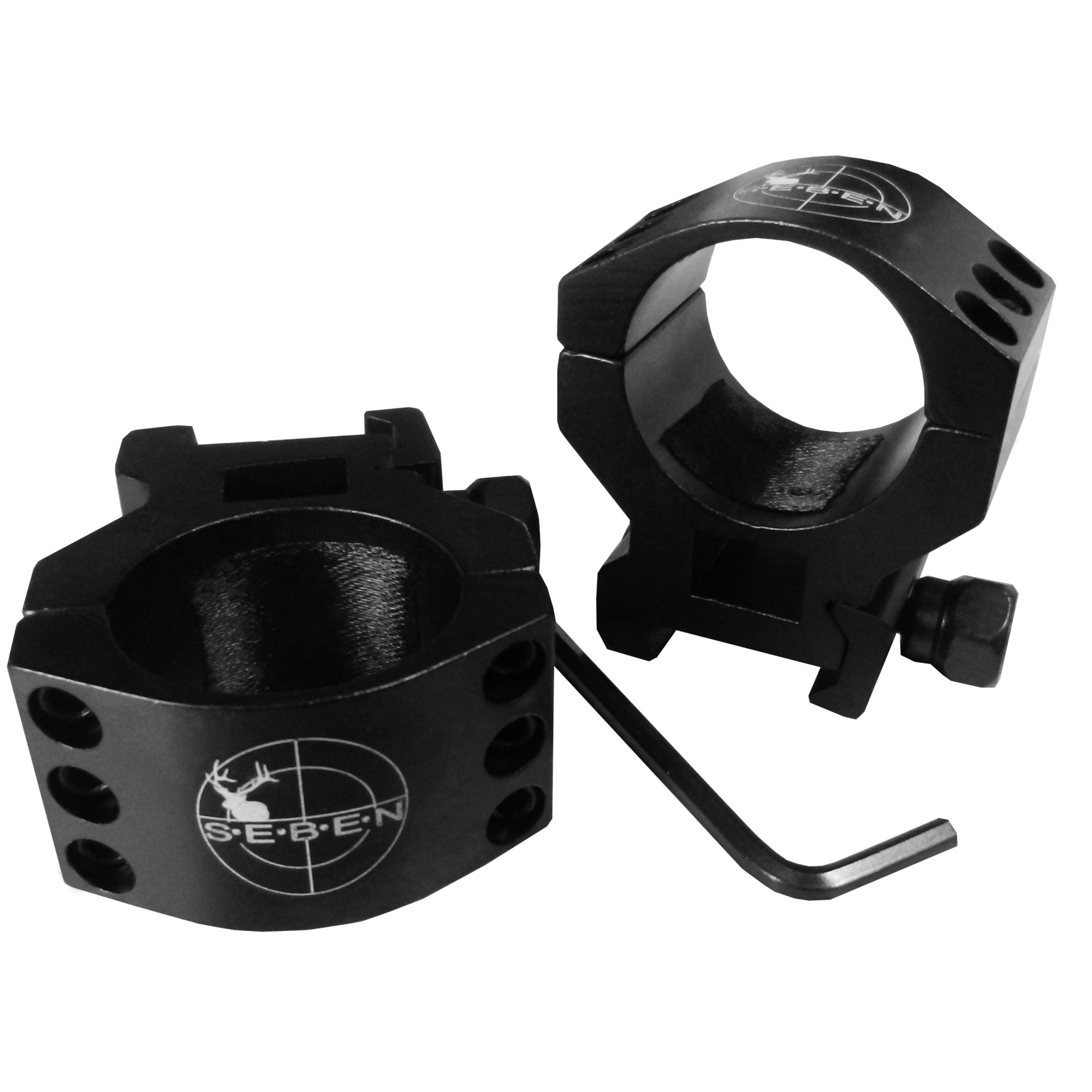 Base De Montage Pour Lunette Sur Rail Picatinny 20mm - 6 Trous De Boulon, Alliage D'Aluminium