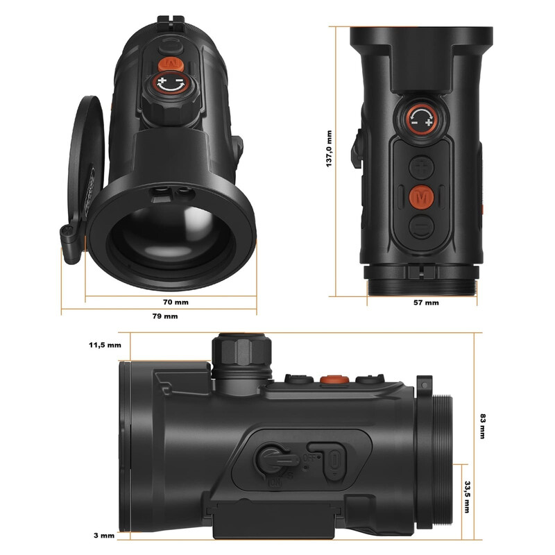 Caméra à imagerie thermique ThermTec Hunt 635L Pro LRF