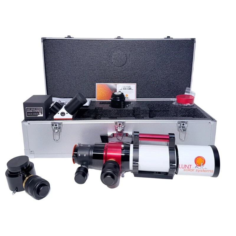 Télescope solaire Lunt Solar Systems ST 80/560 LS80MT Ha B1800 PT DS Premium Kit