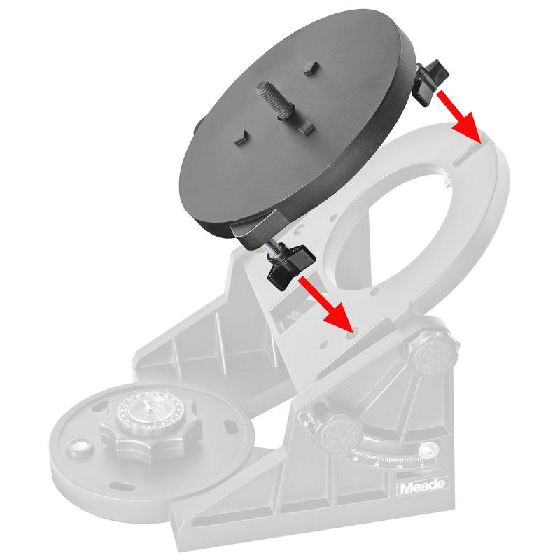 Meade Platine d'adaptation  LX90 pour super table équatoriale Ultra