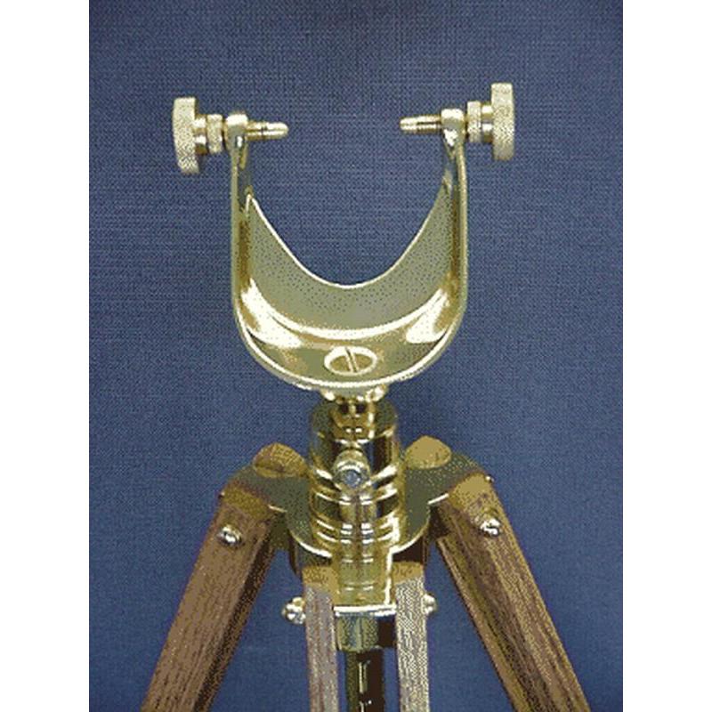 Télescope laiton The Glass Eye Cape Cod Brass Trepied en Acajou
