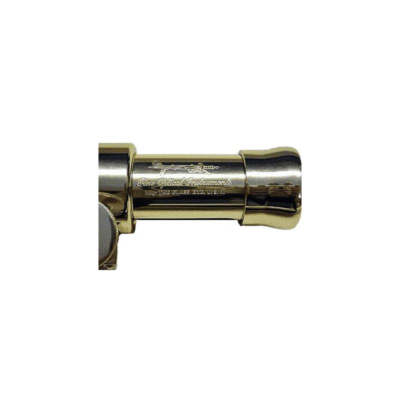 Télescope laiton The Glass Eye Cape Cod Brass Trépied en Teak