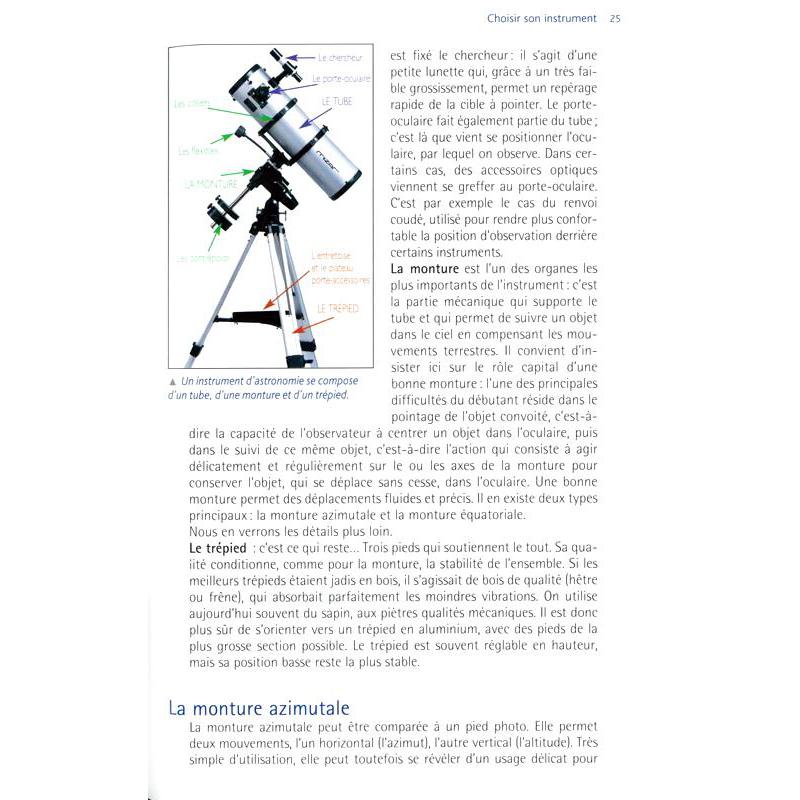 Livre Eyrolles Guide de l'astronome débutant