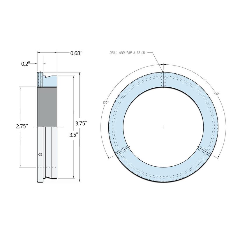 Starlight Instruments Adaptateur de porte-oculaire pour Takahashi AR-4 - coulant de 50,8 mm