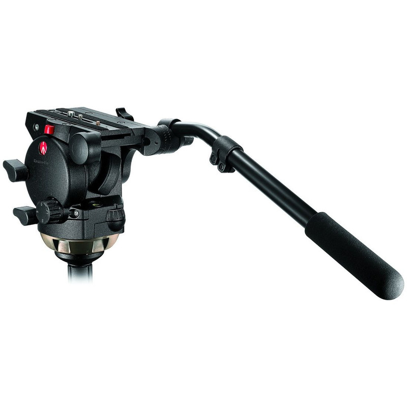 Manfrotto 526 Profi Fluid - Rotule vidéo avec demi-boule 100 mm et 357 PLV