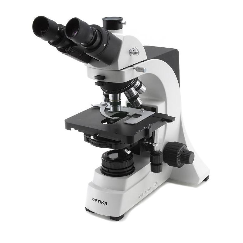 Optika microscope, B-500Tph, trinoculaire, objectif plan pour contraste de phase 100 - 1000x