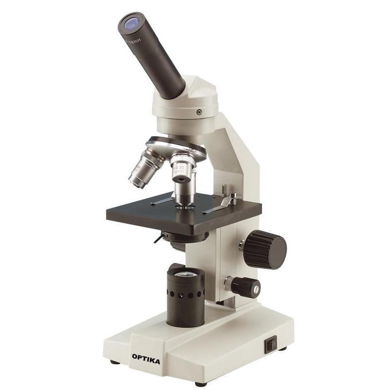 Microscope optique monoculaire pour adultes, grossissement 40x