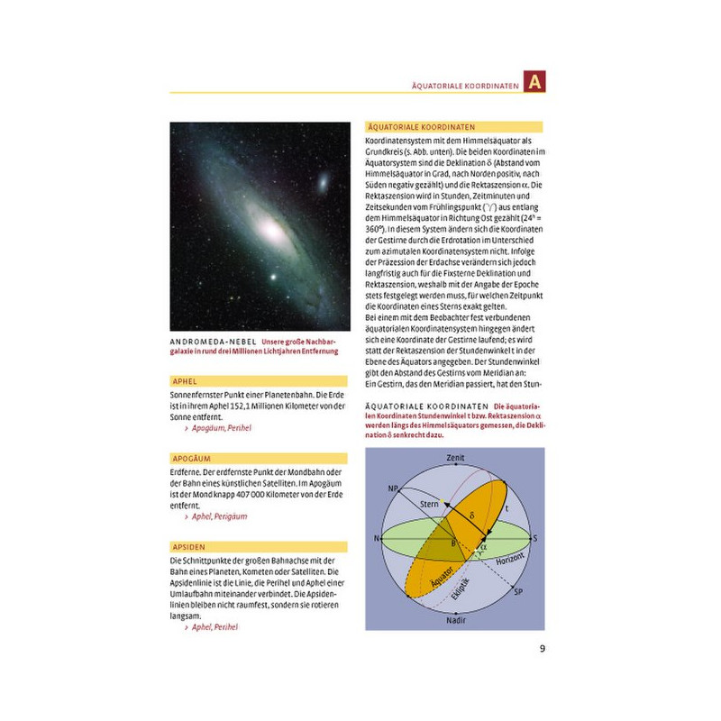 Livre Kosmos Verlag Dictionnaire de l'astronomie