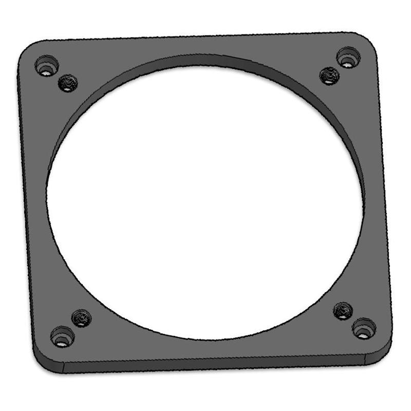 Starlight Instruments Embase pour porte-oculaire 76,2 mm, plat avec vis de mise à niveau