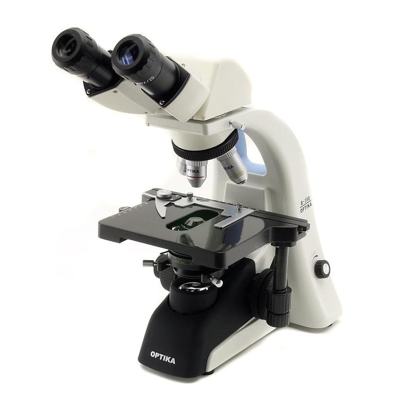 Microscope Optika B-352A, objectifs achromatiques