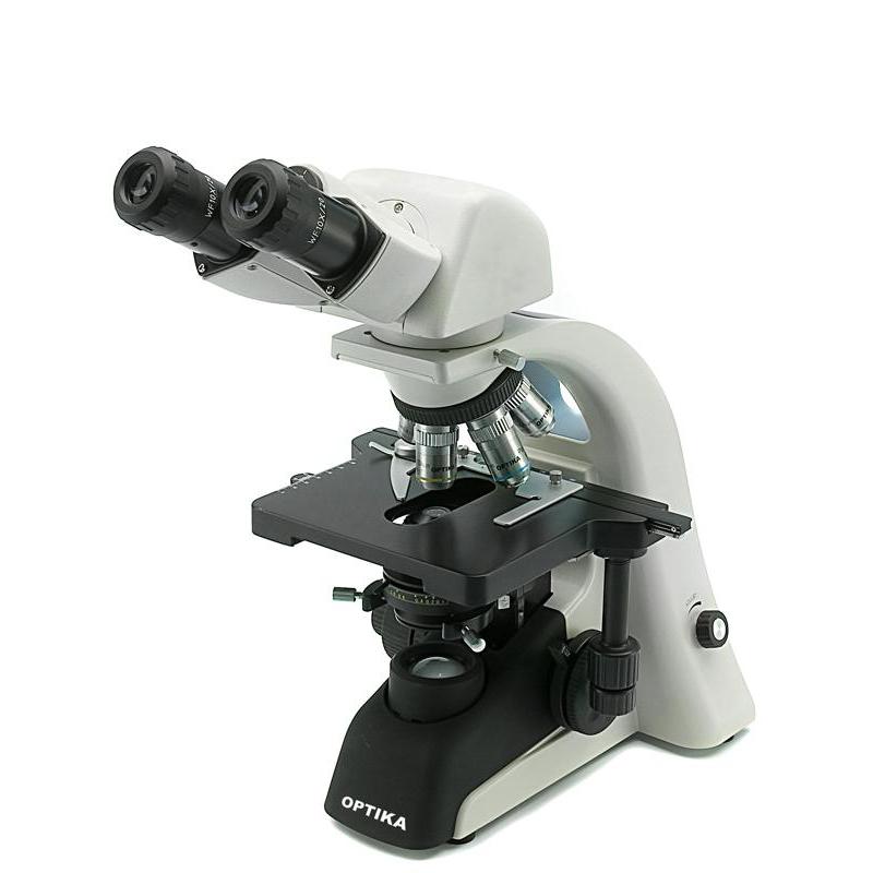 Microscope Optika B-352PL, objectifs plan-achromatiques