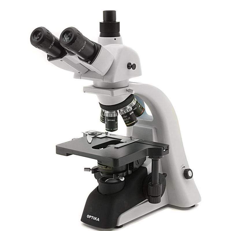 Microscope Optika B-353PLi, objectifs E-plans IOS