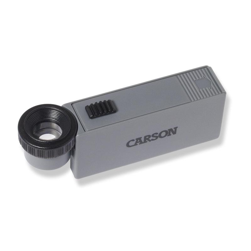 Carson MicroMag - Loupe éclairée 10x, focus réglable