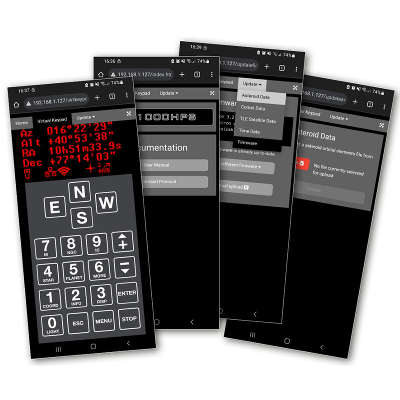 Monture 10Micron GM 2000 HPS II Combi GoTo