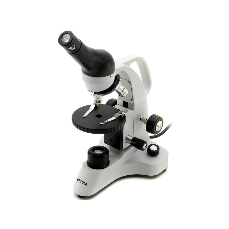 Microscope Optika B-20R, monoculaire, LED, avec accu rechargeable