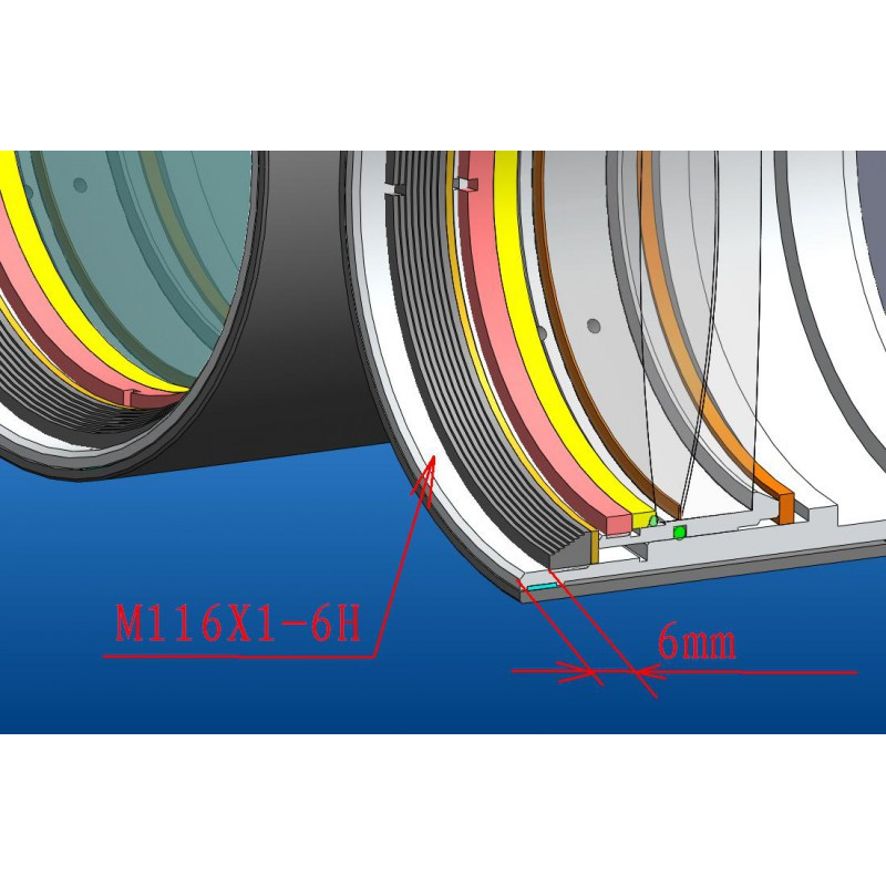 APM Jumelles 100mm 45° ED-Apo 1,25"