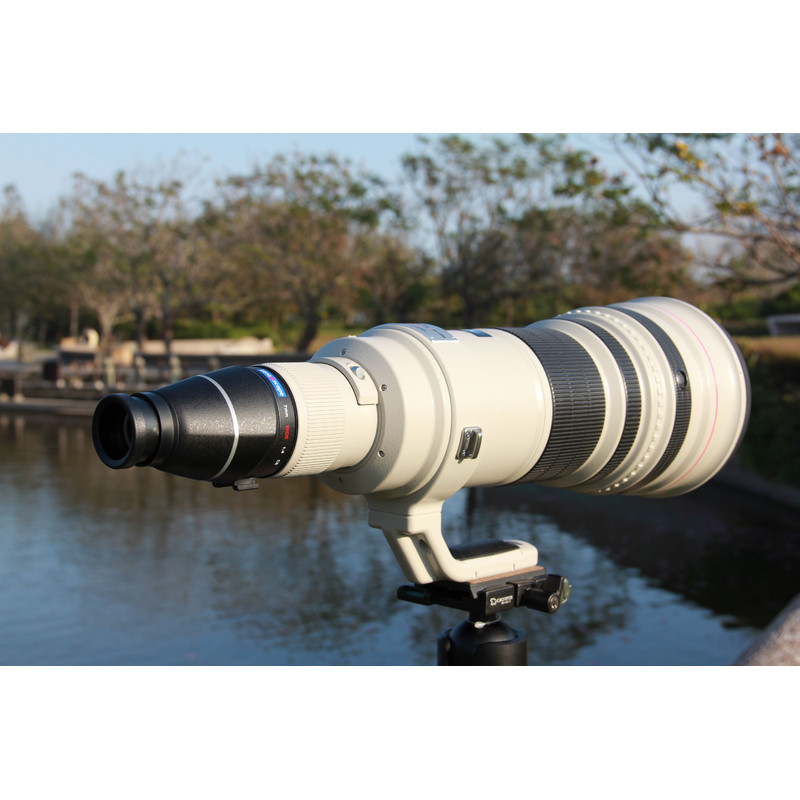 Lens2scope Oculaire renvoi coudé, grand champ 7mm Wide, pour Canon EOS, blanc