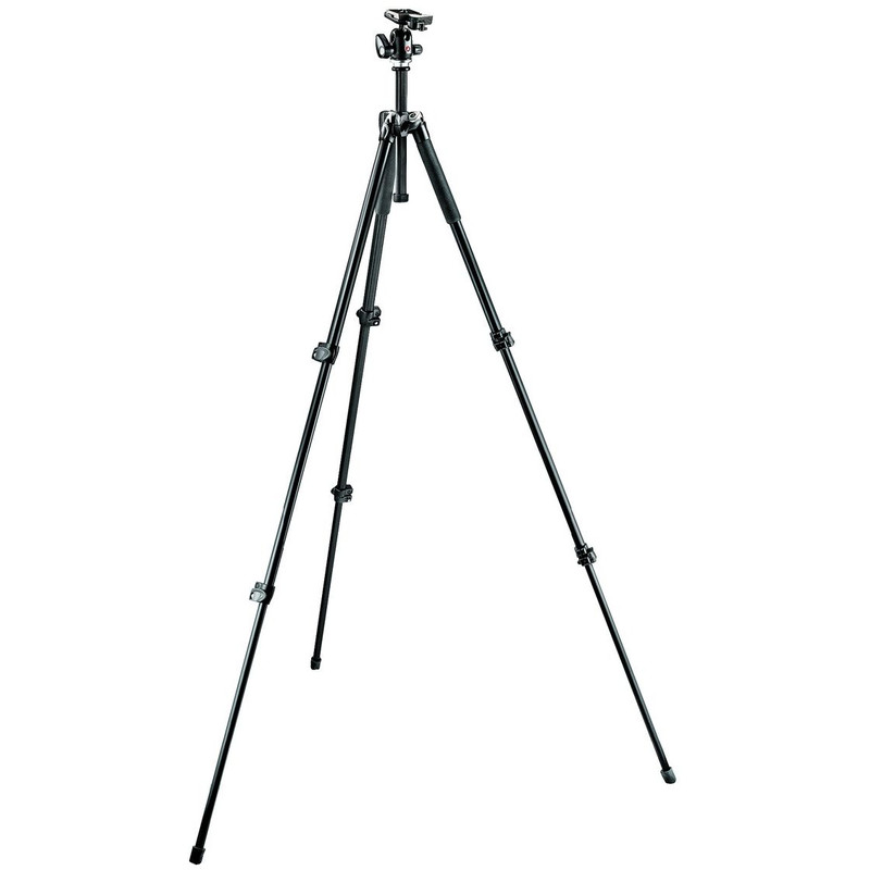Trépied en aluminium Manfrotto Kit stativ tripode avec tête rotative MK 293 A3-A0RC2