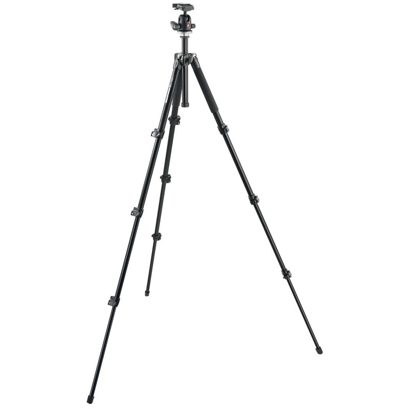 Trépied en aluminium Manfrotto Kit statif tripode MK 294 A4-AORC2 tête rotative