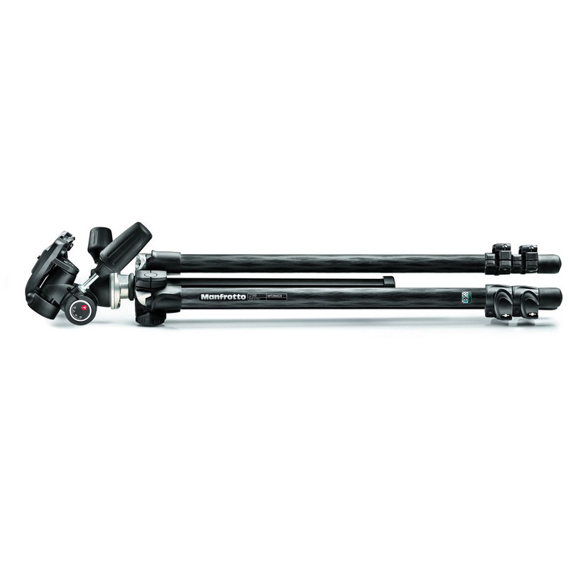 Manfrotto Kit statif tripode en fibre de carbone MK 294 C3-D3RC2 tête panoramique 3 voies