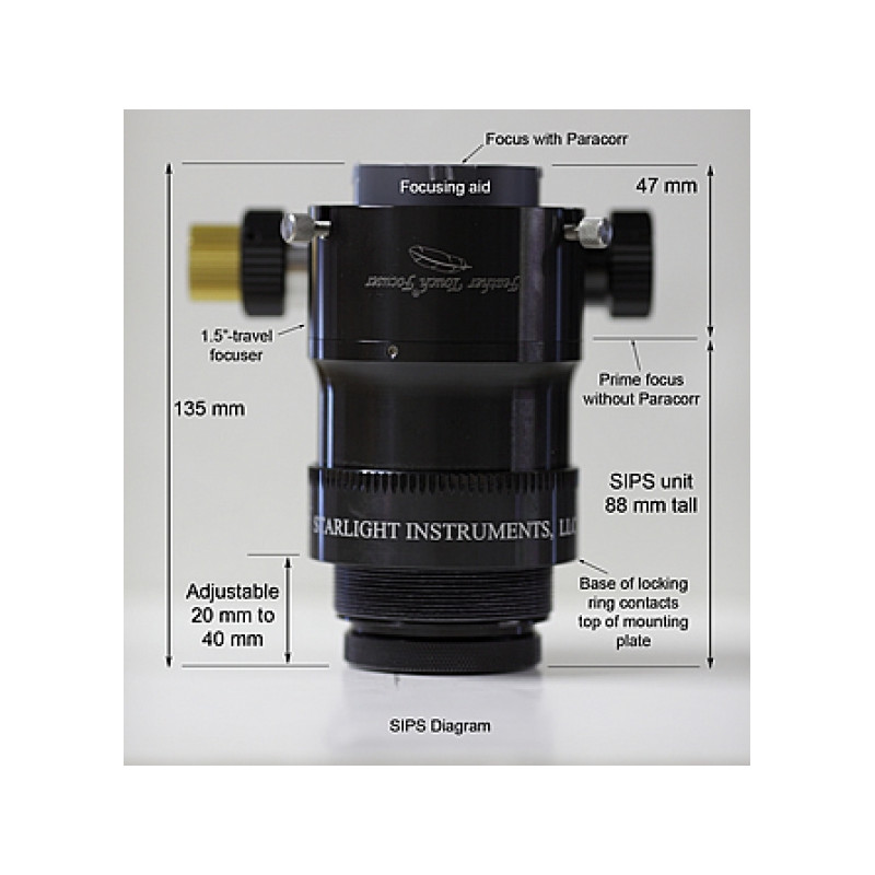 Porte-oculaire Starlight Instruments Correcteur de coma intégré SIPS Paracorr System