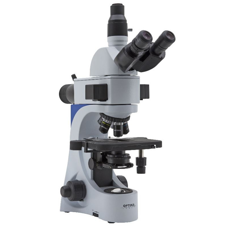 Optika Microscope en fluorescence trinoculaire B-383LD1, filtre B