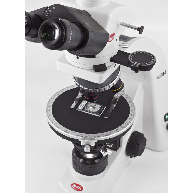 Motic Microscope trinoculaire polarisant BA310 POL