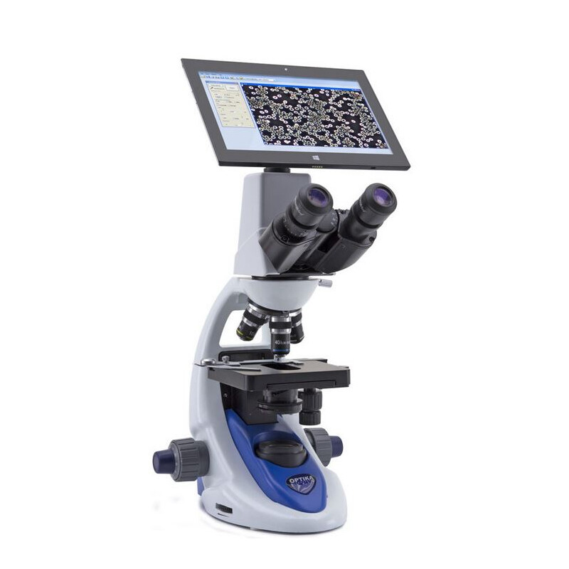 Optika Microscope numérique B-190TB, achromate, avec tablette PC