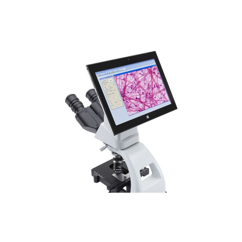 Optika Microscope numérique B-290TB, N-PLAN, avec tablette PC