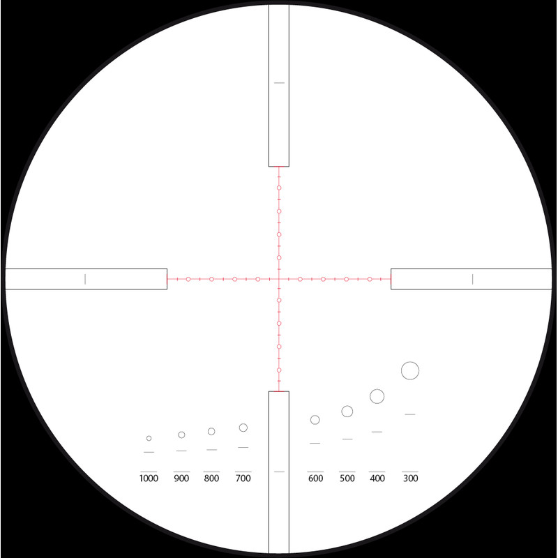 Lunette de tir Meopta ZD 6-24x56 RD, réticule MIL-DOT2